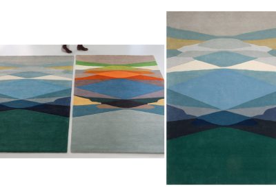 Serge Lesage Distortion Bleu Carpet