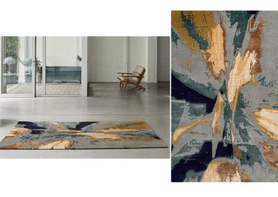Serge Lesage Eclat Golden Rug