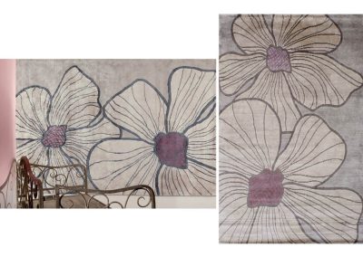 Serge Lesage Flore Gray Tendre Rug