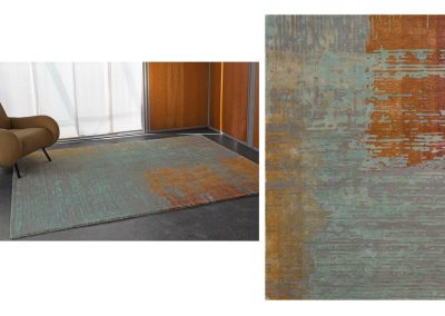 Serge Lesage Kay Bleu Ochre Rug