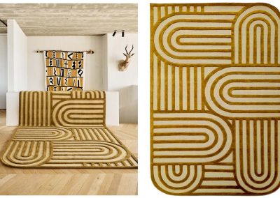 Alfombra Serge Lesage Nowee Mustard