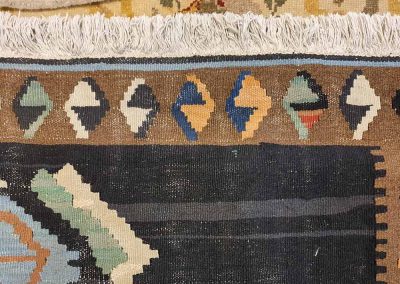 Restauracion kilim desgastado