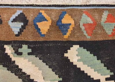 Restauracion kilim desgastado