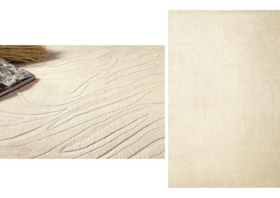 Serge Lesage Track White Rug