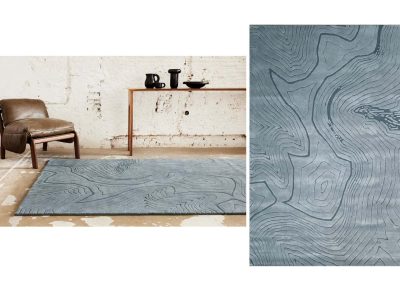 Serge Lesage Trip Cloudy Blue Rug